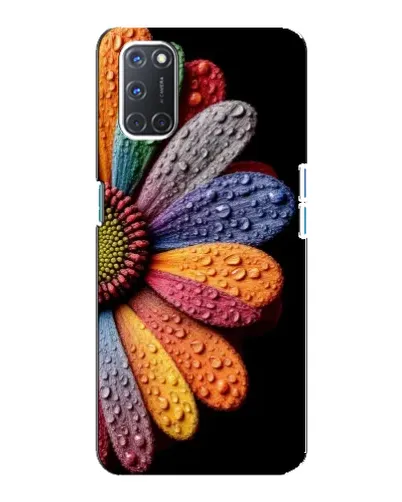 Чехол для OPPO A92 с картинкой «Радужный цветок» Чехол для OPPO A92 с картинкой «Радужный цветок»