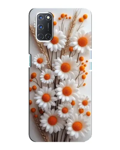Чехол для OPPO A92 с картинкой «Белые сухоцветы» Чехол для OPPO A92 с картинкой «Белые сухоцветы»