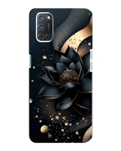 Чехол для OPPO A92 с картинкой «Черный лотос» Чехол для OPPO A92 с картинкой «Черный лотос»