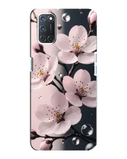 Чехол для OPPO A92 с картинкой «Нежная сакура и капли»