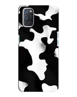 Чохол для OPPO A92 з картинкою «Чорно-біла пляма»