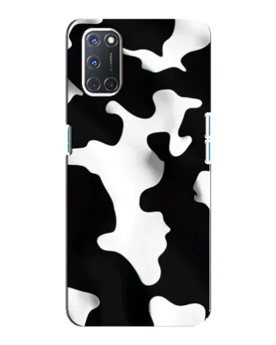 Чохол для OPPO A92 з картинкою «Чорно-біла пляма»