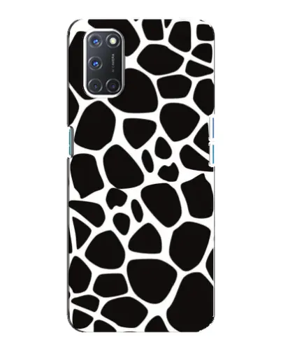 Чохол для OPPO A92 з картинкою «Чорно-білий жираф»