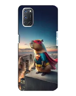 Чехол для OPPO A92 с картинкой «Капи-мен супергерой»