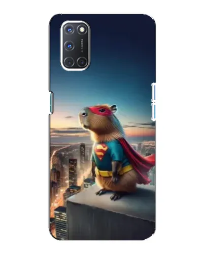 Чехол для OPPO A92 с картинкой «Капи-мен супергерой» Чехол для OPPO A92 с картинкой «Капи-мен супергерой»
