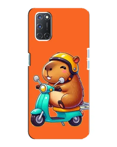 Чехол для OPPO A92 с картинкой «Капибара на скутере» Чехол для OPPO A92 с картинкой «Капибара на скутере»