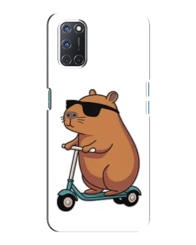Чехол для OPPO A92 с картинкой «Капибара на самокате» Чехол для OPPO A92 с картинкой «Капибара на самокате»