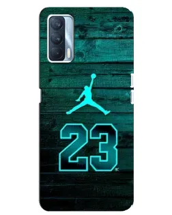 Чохол для OPPO A92s з картинкою «Jordan Cyan 23»