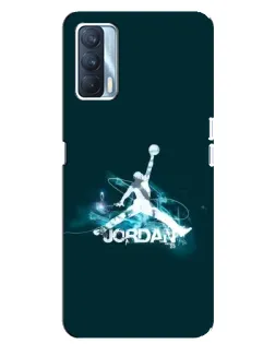 Чохол для OPPO A92s з картинкою «Jordan Blue Fire»