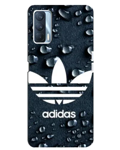 Чехол для OPPO A92s с картинкой «Adidas Trefoil Blue»