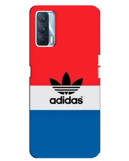 Чехол для OPPO A92s с картинкой «Ретро блоки Adidas»