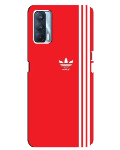 Чехол для OPPO A92s с картинкой «Красный минимализм Adidas»