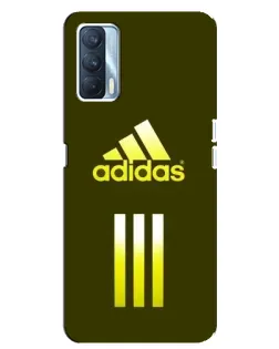 Чехол для OPPO A92s с картинкой «Оливковый градиент Adidas»