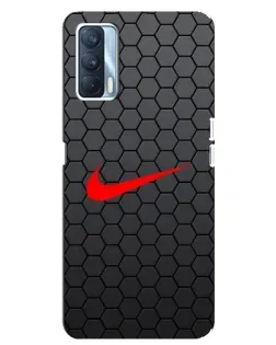 Чохол для OPPO A92s з картинкою «Nike — карбонова сітка» Чохол для OPPO A92s з картинкою «Nike — карбонова сітка»