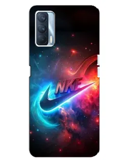Чохол для OPPO A92s з картинкою «Вогняний логотип Nike»