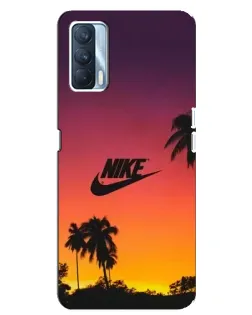 Чохол для OPPO A92s з картинкою «Nike на заході сонця»