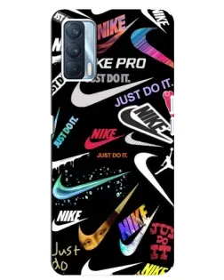 Чехол для OPPO A92s с картинкой «Nike — роскошь»