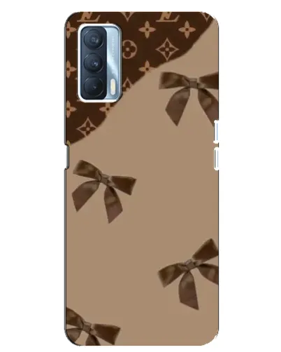 Чехол для OPPO A92s с картинкой «LV — кофейный атлас»