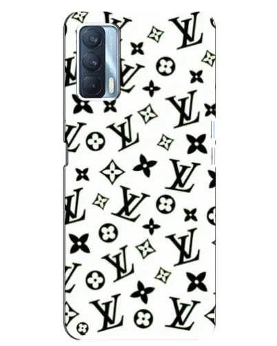 Чехол для OPPO A92s с картинкой «Монохромный хаос LV»