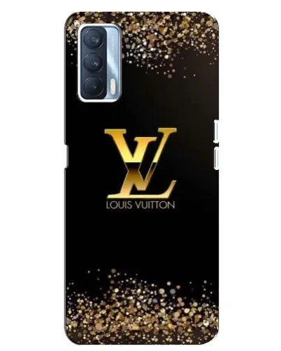 Чехол для OPPO A92s с картинкой «LV — золотые искры»