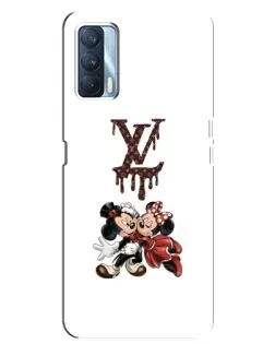 Чехол для OPPO A92s с картинкой «LV и Микки Маус» Чехол для OPPO A92s с картинкой «LV и Микки Маус»