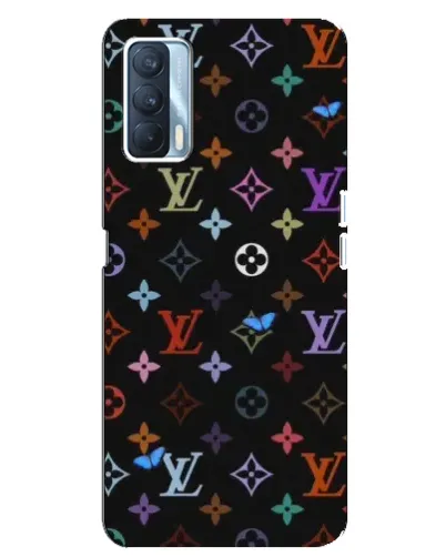 Чехол для OPPO A92s с картинкой «Цветная монограмма LV»