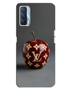 Чехол для OPPO A92s с картинкой «Красное яблоко LV»