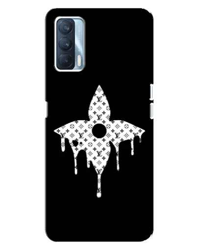 Чехол для OPPO A92s с картинкой «Цветочная монограмма»