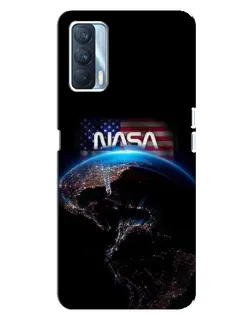 Чехол для OPPO A92s с картинкой «Земля из космоса NASA»