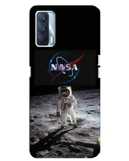 Чехол для OPPO A92s с картинкой «Астронавт на Луне»
