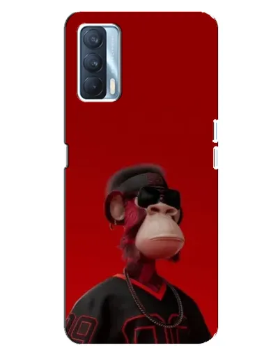 Чехол для OPPO A92s с картинкой «Bored Ape в красном»