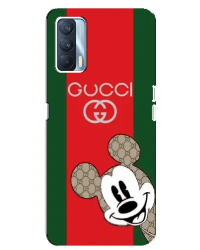 Чехол для OPPO A92s с картинкой «Gucci — полосы и Микки»