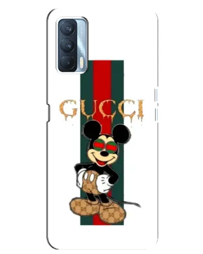 Чехол для OPPO A92s с картинкой «Микки Маус Gucci — полосы»