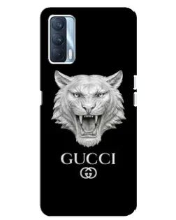 Чохол для OPPO A92s з картинкою «Gucci — срібний лев»