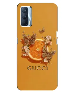 Чохол для OPPO A92s з картинкою «Gucci — золоті метелики»