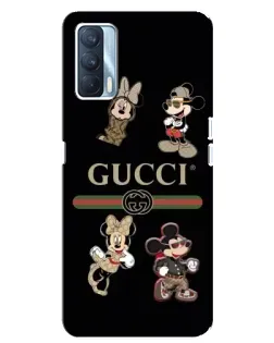 Чохол для OPPO A92s з картинкою «Gucci — герої Disney та монограма»