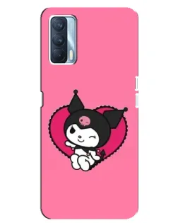 Чехол для OPPO A92s с картинкой «Kuromi — любовь в сердце»