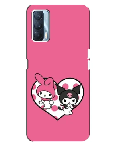 Чехол для OPPO A92s с картинкой «Kuromi и My Melody»