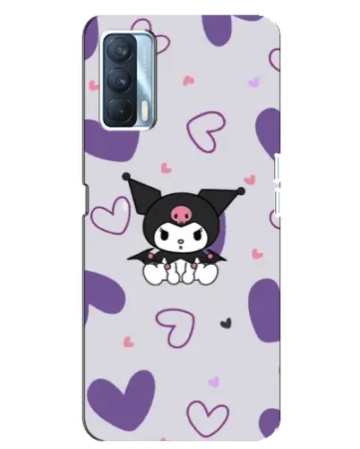 Чехол для OPPO A92s с картинкой «Kuromi и лавандовые сердца»