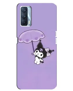 Чехол для OPPO A92s с картинкой «Kuromi с зонтиком»