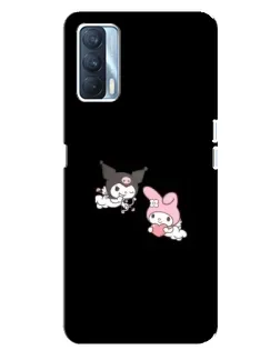 Чехол для OPPO A92s с картинкой «My Melody и Kuromi»