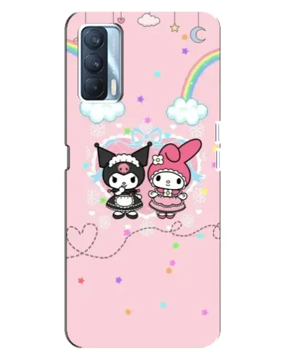 Чехол для OPPO A92s с картинкой «My Melody и Kuromi»