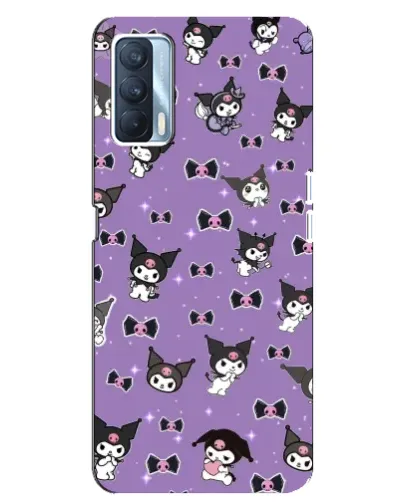 Чехол для OPPO A92s с картинкой «Kuromi — паттерн»