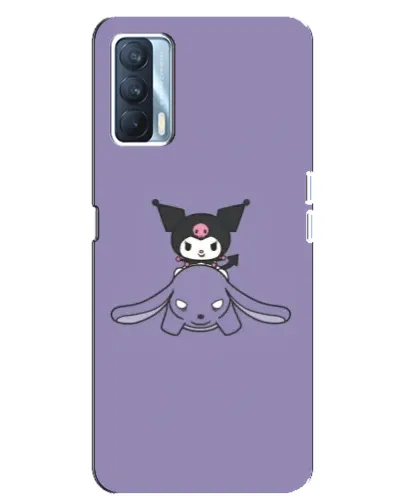 Чехол для OPPO A92s с картинкой «Kuromi на лиловом фоне»
