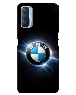 Чехол для OPPO A92s с картинкой «BMW — неоновое сияние»