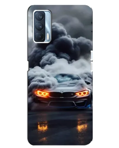 Чехол для OPPO A92s с картинкой «BMW в дыму» Чехол для OPPO A92s с картинкой «BMW в дыму»