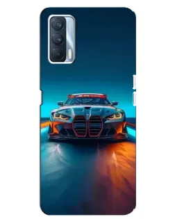 Чехол для OPPO A92s с картинкой «BMW — огни неона» Чехол для OPPO A92s с картинкой «BMW — огни неона»