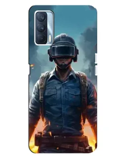 Чехол для OPPO A92s с картинкой «PUBG — реалистичный герой»