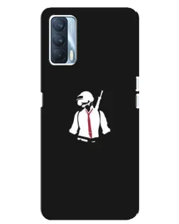 Чехол для OPPO A92s с картинкой «PUBG — силуэт воина»