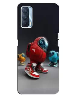Чехол для OPPO A92s с картинкой «Among Us — 3D стиль»